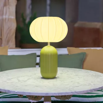New Garden RACHEL 45 Olīvu LED galda lampa - regulējama, uzlādējama, IP65, iekštelpām un ārtelpām