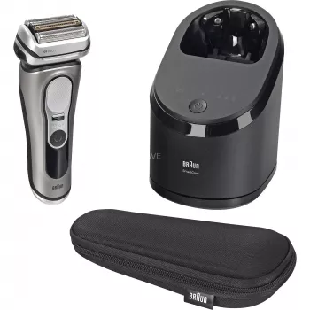 Braun Series 9 PRO+ 9665cc elektriskais skuveklis ar SmartCare Center, grafīta/sudraba