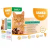 EUKANUBA IAMS DELIGHTS Land & Sea Collection mitēs kaķu barība – 12x85g paciņas (Lasītis un menca, vista un tītars, jērs un sarkanā paprika)