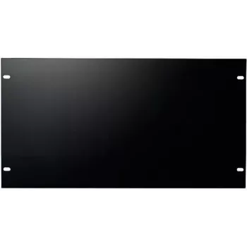 DS-IT 19” Rack aizpildījuma panelis 6U, melns tērauds (DS-Blind6)