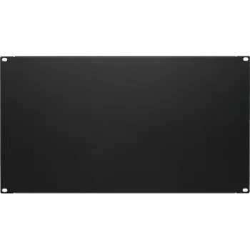 DS-IT 19” Rack aizpildījuma panelis 6U, melns tērauds (DS-Blind6)