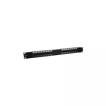 DSIT DS-Patch5-16UTP 19 inch 1U CAT5e UTP 16 portu sadales panelis, melns