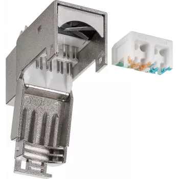 DS-IT CAT6 STP Keystone Jack bezinstrumentu RJ45 modulis