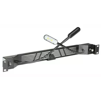 DSIT 19 collu gooseneck LED lampa ar dimmeru - balta/zila