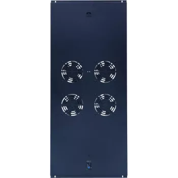 DSIT DS-FT120 1200 mm servera skapja jumta ventilators - 4 ventilatori ar termostatu, 480 m³/h, 230V, melns