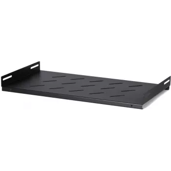 DSIT DS-FH45 fiksētais plaukts 450 mm dziļiem sienas skapjiem, 1U, melns