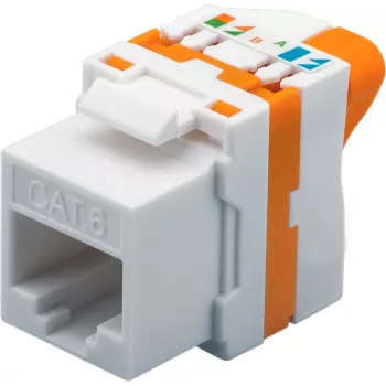 DS-IT CAT6 UTP Keystone Jack Toolless Twist (DS-KC-UTP6-TL-T)