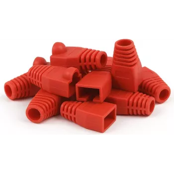 DSIT DANICOM RJ45 stresa mazināšanas uzgalis sarkans, 10 gab.
