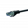 DSIT CAT 6a S/FTP LSOH tīkla vads, 0,5 m, melns