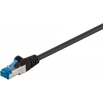 DSIT Cat 6a S/FTP LSOH tīkla vads, 0,25 m, melns (DC-6A0-002)