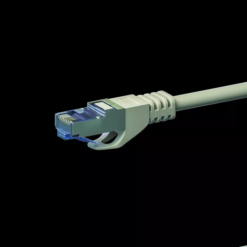 DSIT CAT 6a S/FTP LSOH Patch Cable, 1,5 m, Pelēks
