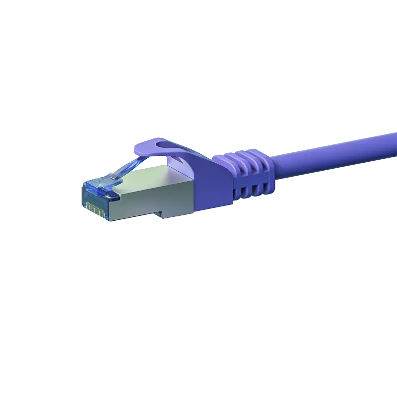 DSIT CAT 6a S/FTP LSOH tīkla vads, 20m, violets