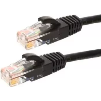 DSIT DC-60-030 CAT6 U/UTP tīkla kabelis, 3 m, melns, 100% varš