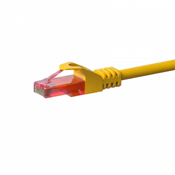 DSIT CAT6 U/UTP tīkla kabelis, 3 m, dzeltens, 100% varš (DC-67-030)