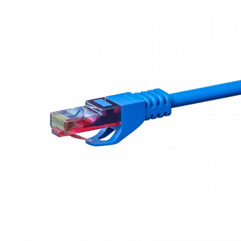 DSIT CAT6 tīkla kabelis 100% varš - U/UTP - 10 metri - zils (DC-64-100)