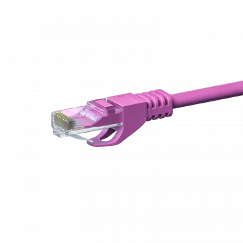 DSIT CAT 6 U/UTP tīkla vads, 5 m, rozā, CCA, RJ45