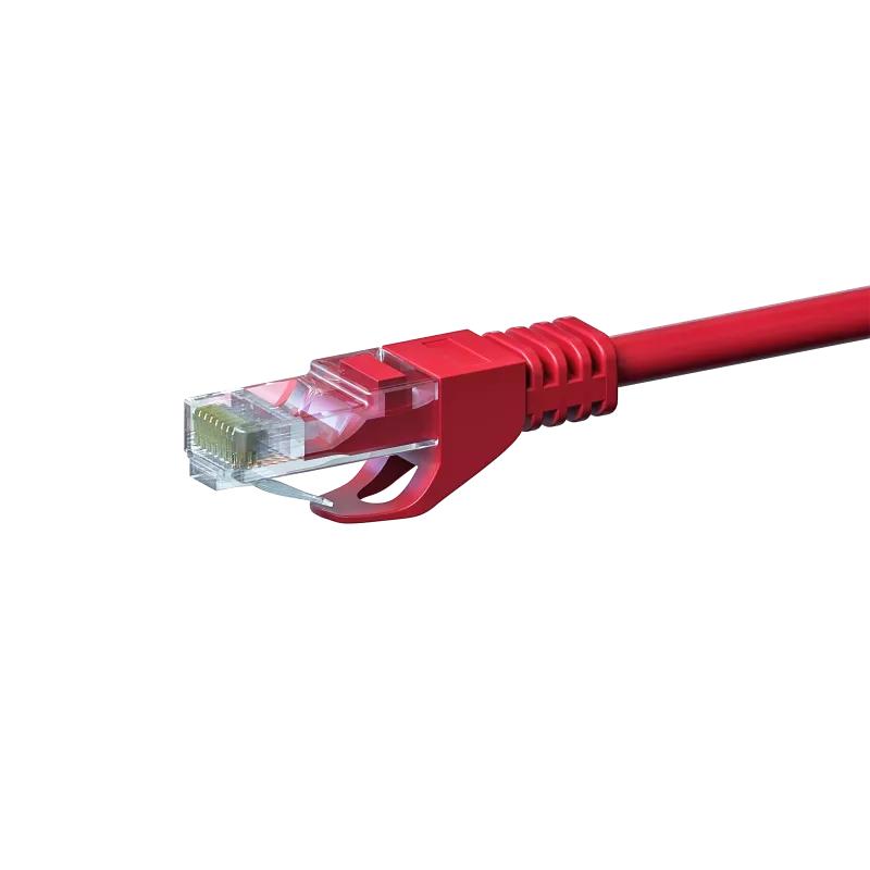 DSIT CAT5e U/UTP tīkla vads, 7m, sarkans, 100% varš (DC-55-075)