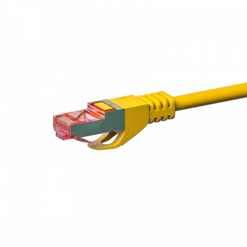DSIT CAT 6 S/FTP LSOH Patch vads, 0,5 m, dzeltens
