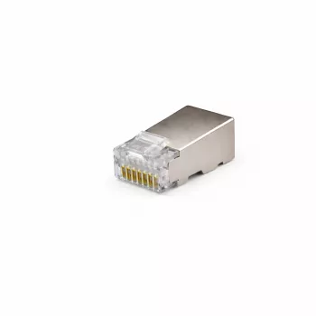 DSIT FTP RJ45 CAT5e tīkla savienotājs elastīgiem un masīviem vadiem - 10 gab.