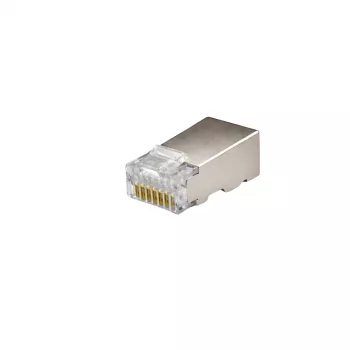 DSIT FTP RJ45 CAT6 tīkla savienotājs cieto serdeņu kabeļiem - 10 gab. iepakojums