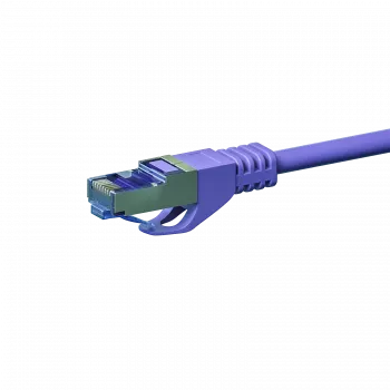 DSIT CAT 6a S/FTP LSOH tīkla kabelis, 30 m, violets