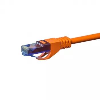DSIT CAT6a tīkla kabelis 100% varš - U/UTP - 10 metri - oranžs (DC-U6A6-100)