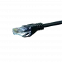 DSIT CAT 6 U/UTP tīkla vads, 1m, melns, CCA, RJ45