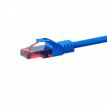 DSIT DC-64-001 CAT6 U/UTP tīkla kabelis, 0,15 m, zils, 100% varš