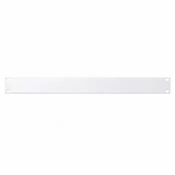 DSIT 19 inch 1U aizpildījuma panelis balts DS-Blind1-W