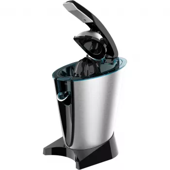 Cecotec Essential Vita Hyden 600 Steel elektriskā citrusaugļu spiede – nerūsējošais tērauds/melna, 600 W