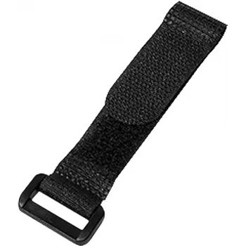 DSIT daudzreizējais Velcro kabeļu sasienamais, melns, 150 mm, 1 gab.