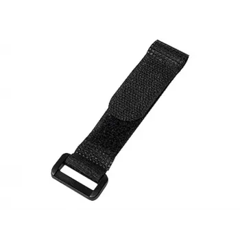 DSIT daudzreizējais Velcro kabeļu sasienamais, melns, 150 mm, 1 gab.