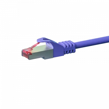 DSIT CAT 6 tīkla kabelis LSOH - S/FTP - 0,50 metri - violets (DC-S68-005)