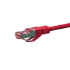 DSIT Cat 6 S/FTP LSOH Ethernet Patch Cable, 1m, sarkans