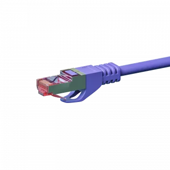 DSIT CAT 6 tīkla kabelis LSOH - S/FTP - 15 metri - violets (DC-S68-150)