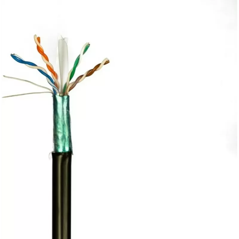 DSIT DANICOM CAT6 FTP 305m āra cietais PE apvalks kabelis (Fca) DC-OUT-FTP6-305S-FCA