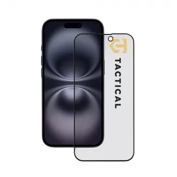 Tactical Glass Shield Privacy 5D ekrāna aizsargs iPhone 15 / 16, melns