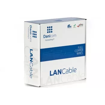 DSIT DANICOM CAT6A U/UTP 50m Elastīgs PVC (Fca) tīkla instalācijas kabelis