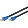 DSIT DANICOM CAT6 Outdoor UTP vads – 50 m, melns (DC-OUT-C60-500)