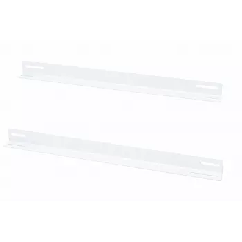 DSIT 19 collu statīva sliedes 450 mm dziļiem sienas skapjiem - baltas
