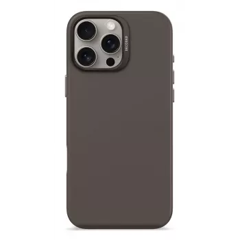 DECODED Antimicrobial Silicone Case iPhone 16 Pro Max MagSafe – melns