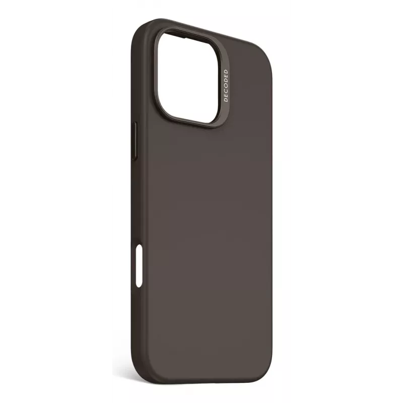 DECODED Antimicrobial Silicone Case iPhone 16 Pro Max MagSafe – melns