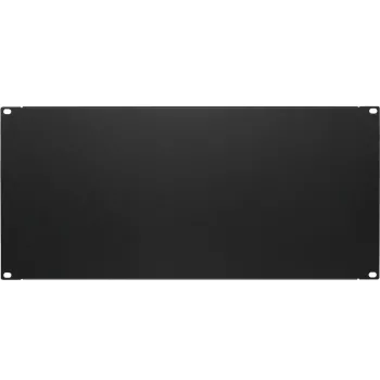 DS-IT 19 inch Aklais panelis 5U Rack aizpildes plāksne, tērauds, melna DS-Blind5