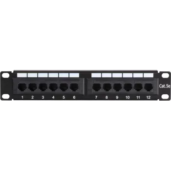 DSIT DS-10Patch5-12UTP 10 collu 12 portu UTP CAT 5e sadales panelis
