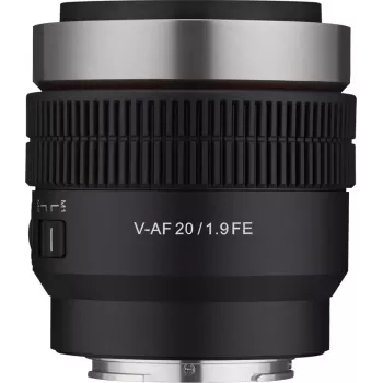 Objektīvs Samyang V-AF 20mm T1.9 paredzēts Sony (F1213506101)