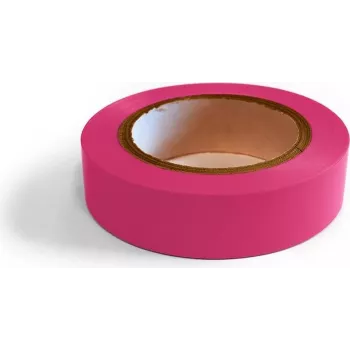 DSIT DC-Tape-Pink PVC elektroizolācijas lente, 19 mm x 10 m, violeta, 600V, liesmu slāpējoša