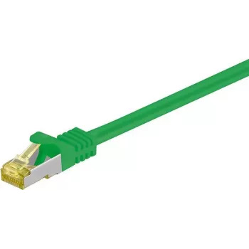 DSIT Cat.7 S/FTP PiMF tīkla savienojuma kabelis, RJ45, zaļš, 0,25 m