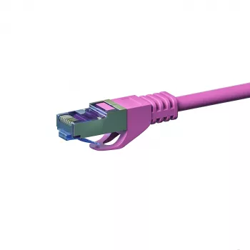 DSIT CAT 6a tīkla kabelis LSOH - S/FTP - 50 metri - rozā - Patch kabelis
