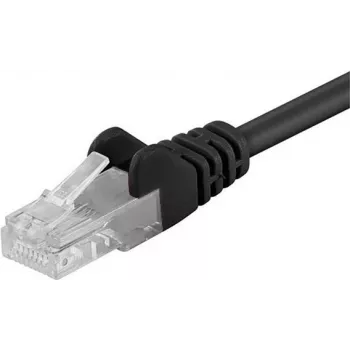 DSIT CAT 5e U/UTP tīkla vads, 0,25 m, melns, CCA, RJ45, Gigabit Ethernet