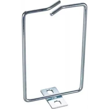DSIT kabeļu organizators 80 x 120 mm melns tērauds